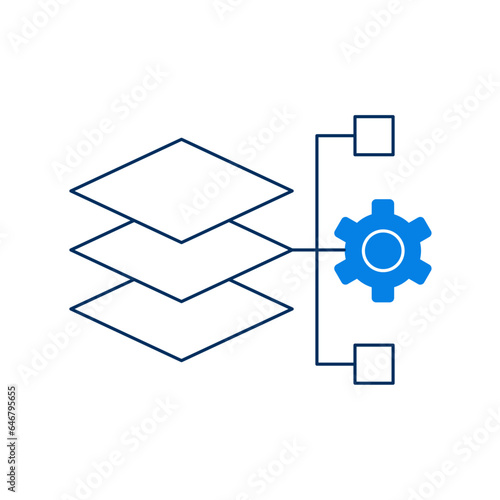 Platform as a Service (PaaS). Vector Editable Stroke Icon.