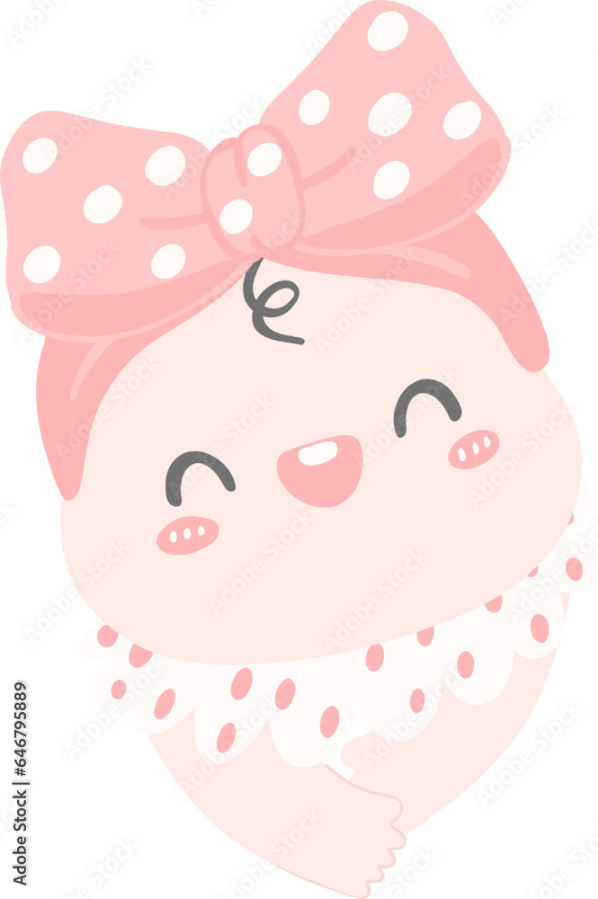 Cute baby girl shower, newborn hand painting Cute baby girl shower, newborn hand painting