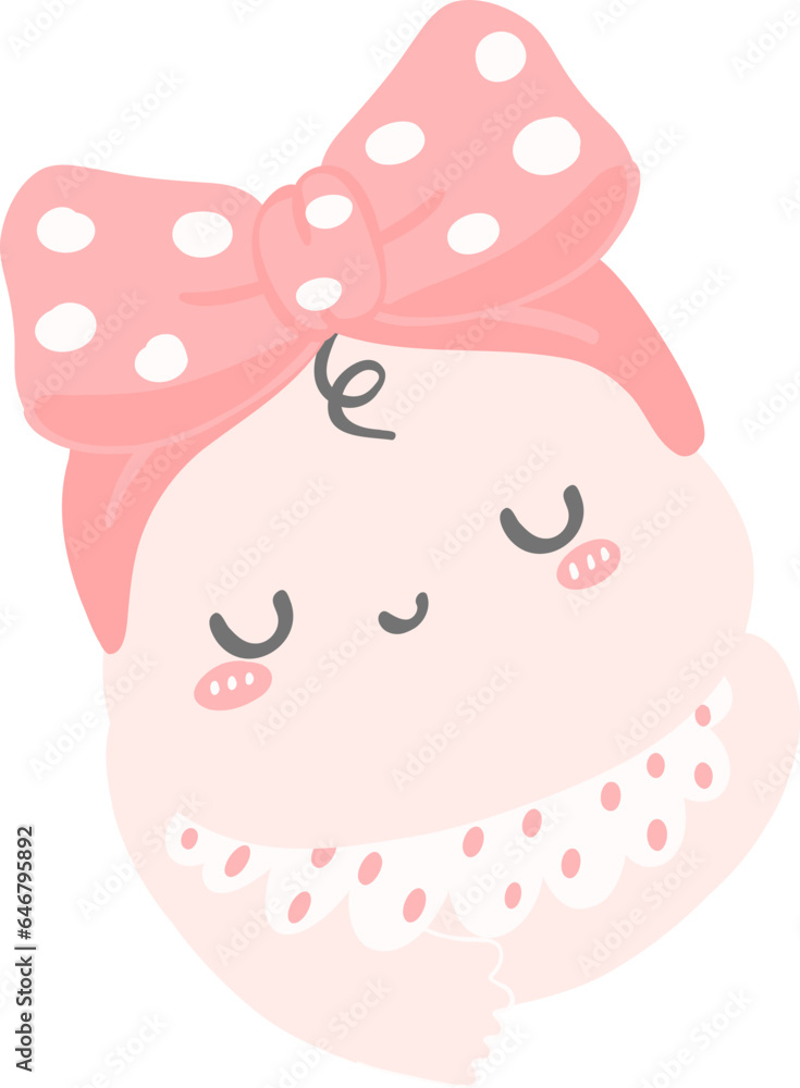 Cute baby girl shower, newborn hand painting Cute baby girl shower, newborn hand painting