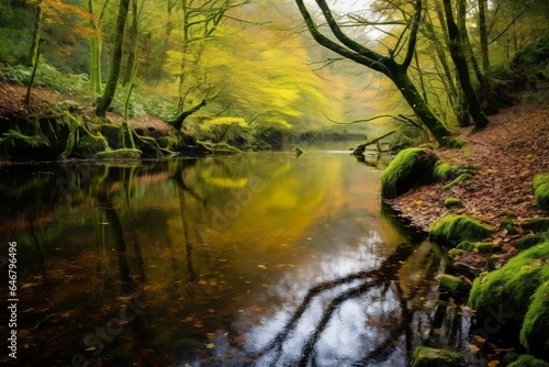 Landscape on a calm river.