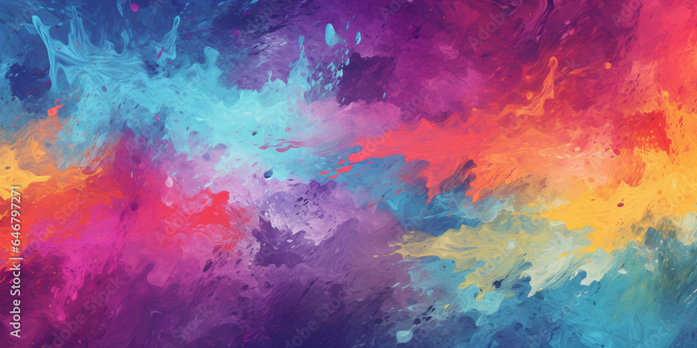 Generative AI. Abstract texture panorama background as wallpaper.