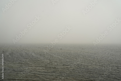 Foggy day at the sea