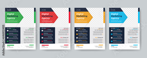 Modern Creative Corporate & Business Conference Flyer Brochure Template Design, abstract business flyer, vector template design. Brochure design, cover, annual report, poster, flyer