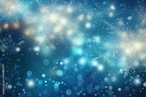 blurred shiny snow winter background illustration