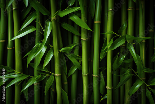 bamboo background texture © reddish