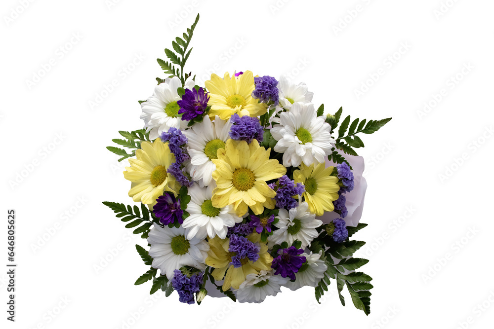 A beautiful bouquet of flowers on a light background. A beautiful bouquet of flowers on a light background.