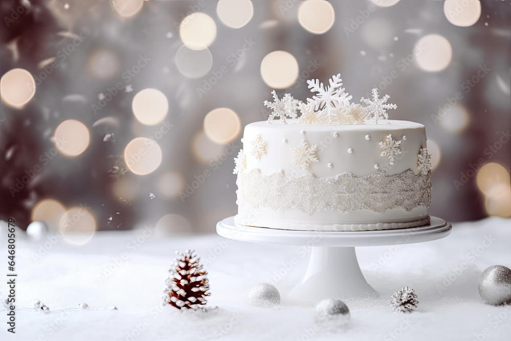 Christmas festive cake banner Christmas festive cake banner