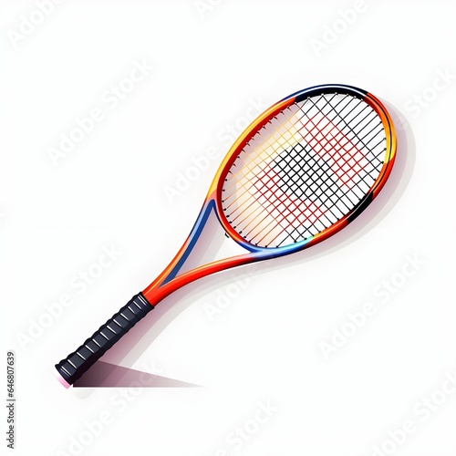 tennis racket and ball © Sadia