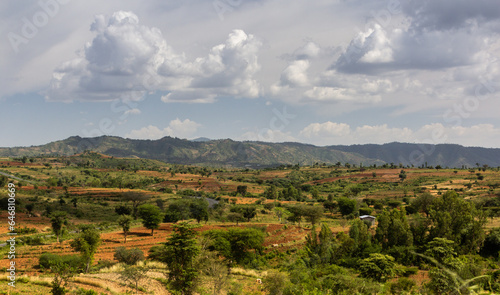 View of Konso landscape  Ethiopia