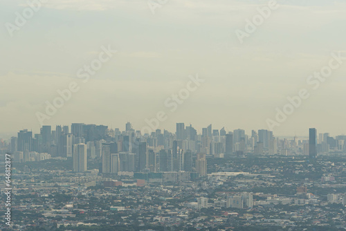 an air polluted Metro Manila