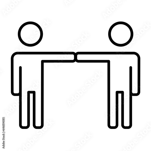 Teamwork and encourage icon