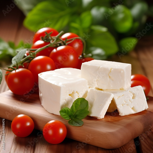 feta cheese and tomatoes