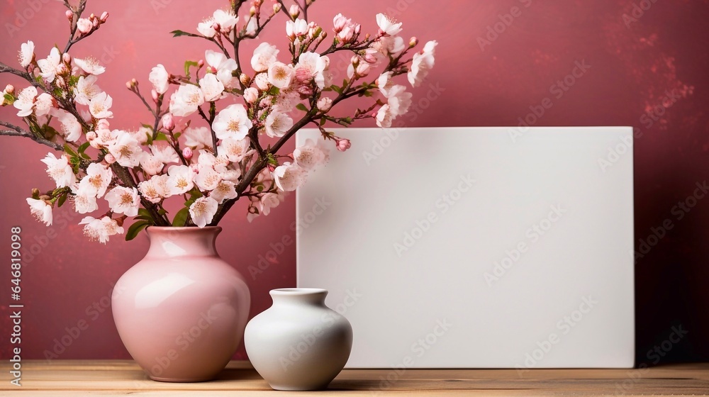 flowers in a vase and white canvas flowers in a vase and white canvas