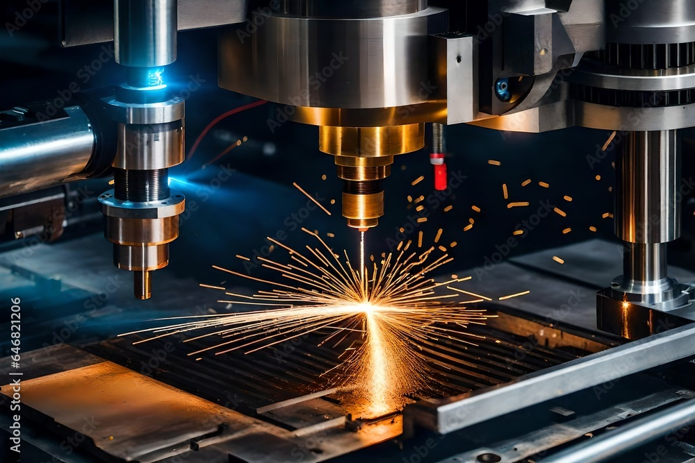 Metal cutting using a laser, current industrial technology Establishing Industrial Details. Metal cutting using a laser, current industrial technology Establishing Industrial Details.