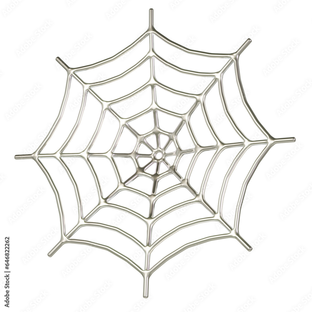 Fototapeta premium Hanging Cobweb 3D Illustration