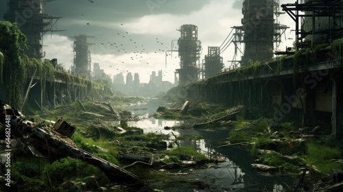 A post apocalyptic landscape