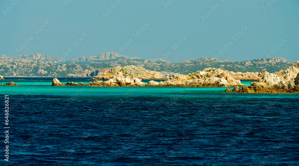 Isola di Budelli. Arcipelago Maddalena.  Provincia di Sassari, Sardegna. Italy.