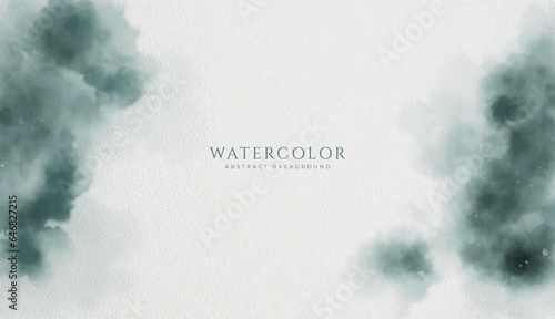 Abstract horizontal watercolor background. Neutral light colored empty space background illustration