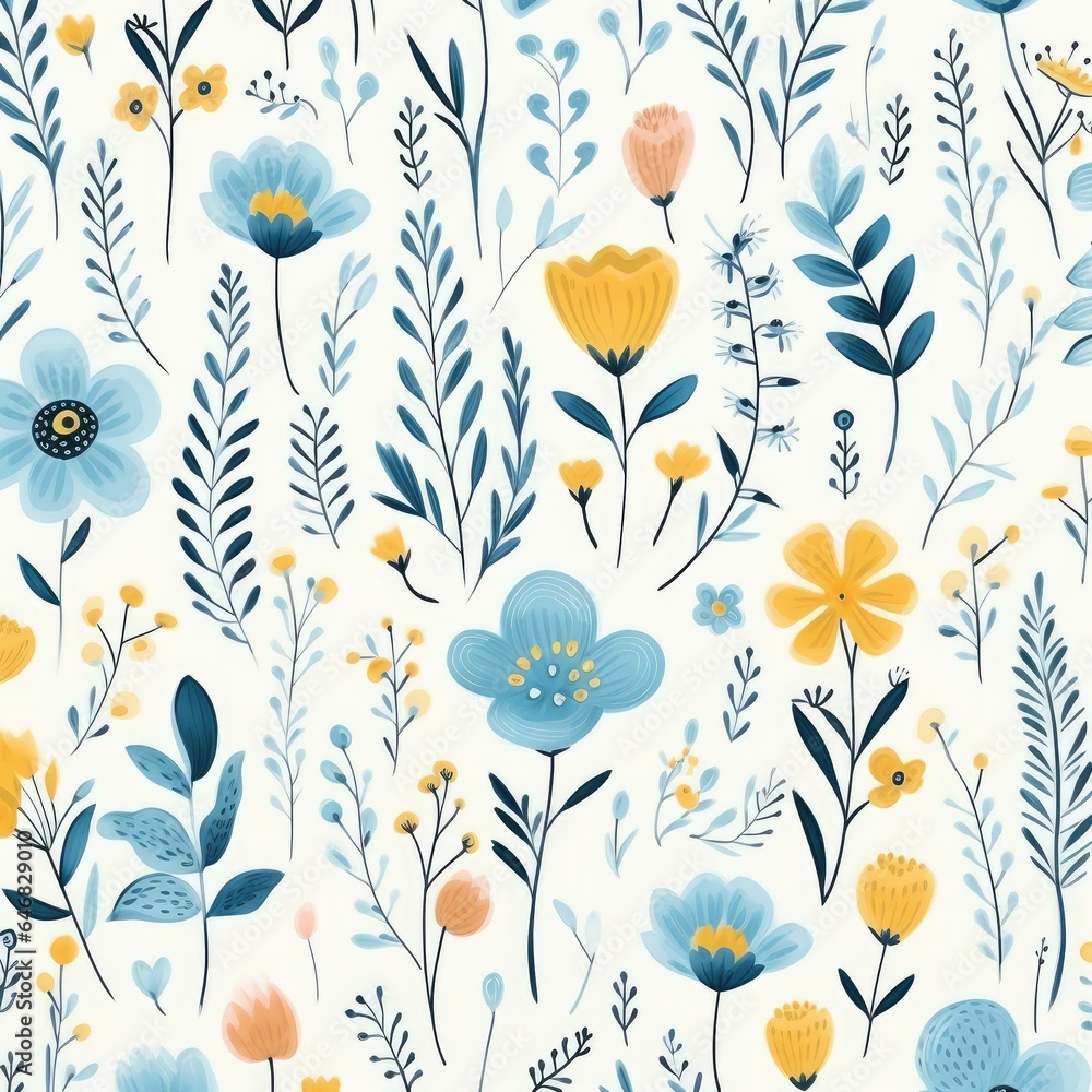seamless floral pattern seamless floral pattern