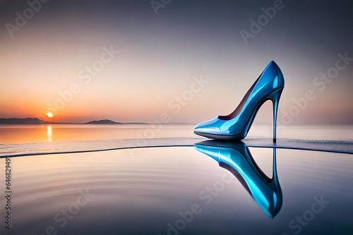 heels on the beach