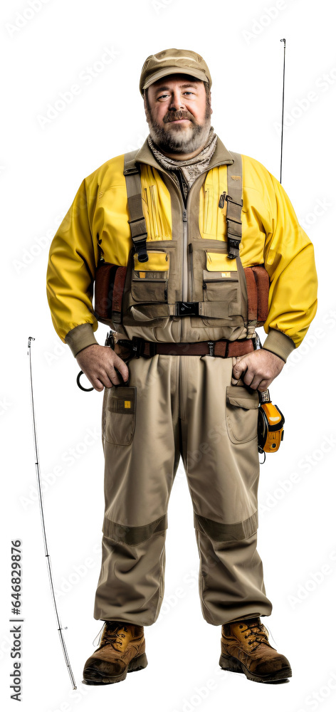 Mechanic in work outfit isolated on the transparent background PNG. Mechanic in work outfit isolated on the transparent background PNG.