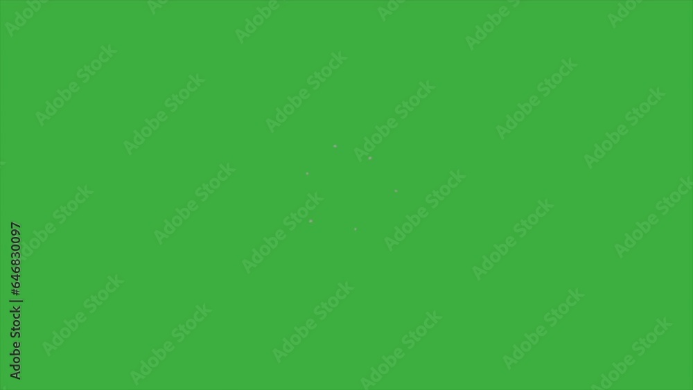 Animation loop smoke element cartoon effect on green screen background Animation loop smoke element cartoon effect on green screen background