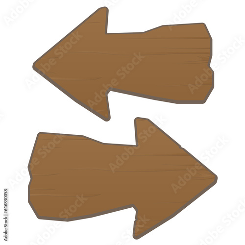 wood  cartoom and game arrow vector png photo