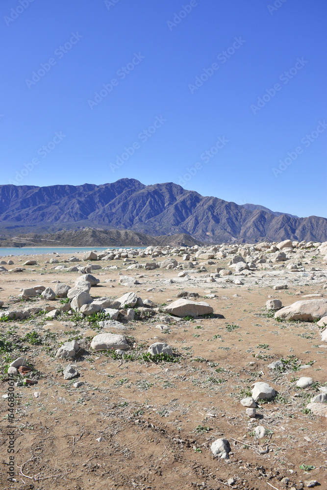 beautiful scenery of the potrerillos dam in mendoza argentina beautiful scenery of the potrerillos dam in mendoza argentina