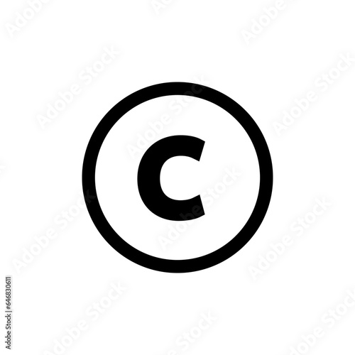 Copyright Icon for Graphic Design Projects