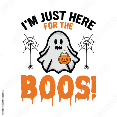 Retro wavy groovy Halloween design 
