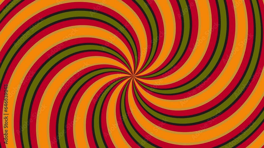 Retro background with curved, rays or stripes in the center. Rotating, spiral stripes. Sunburst or sun burst retro background. Seamless looping animation. Retro background with curved, rays or stripes in the center. Rotating, spiral stripes. Sunburst or sun burst retro background. Seamless looping animation.