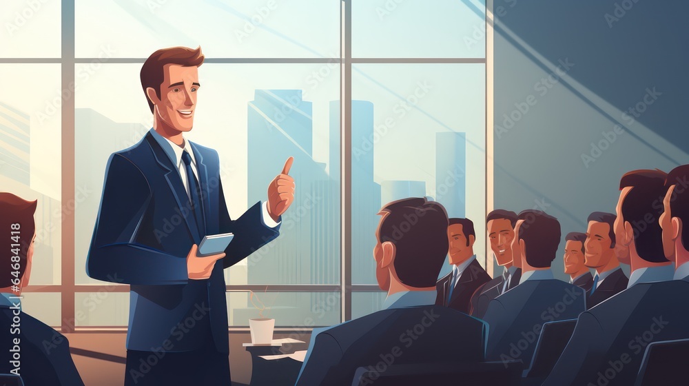 business meeting in a office business meeting in a office