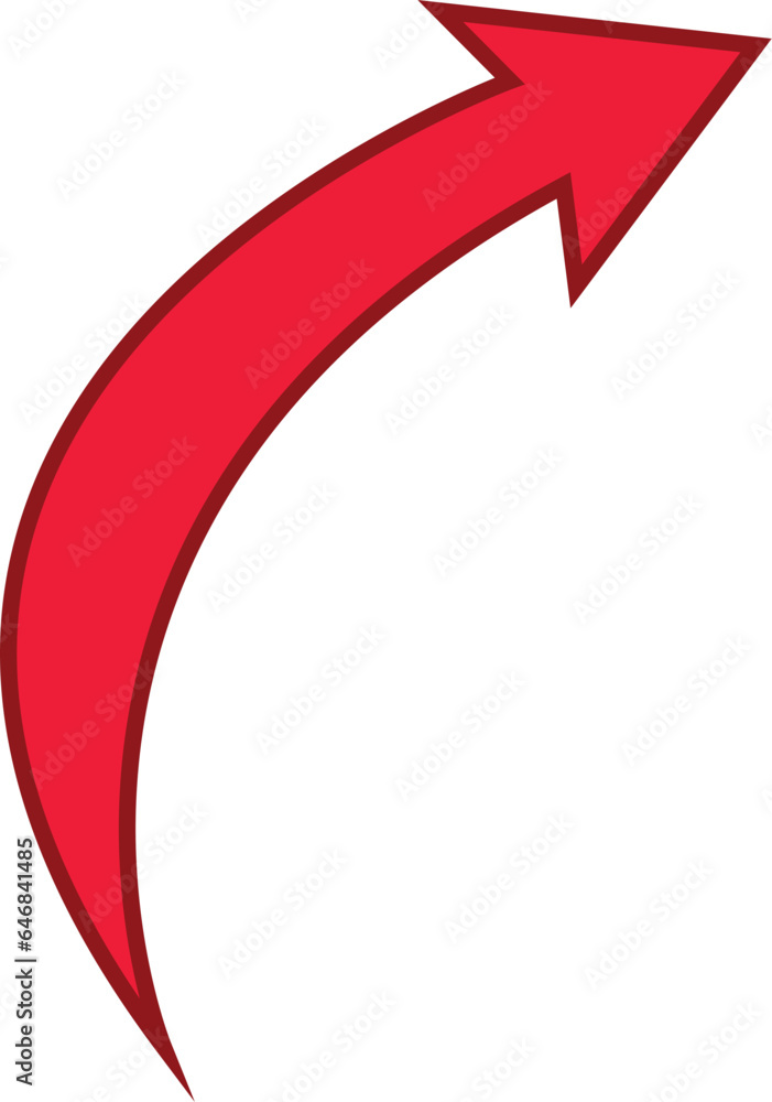 Red colored arrows outline icon, Arrow symbol isolated on white background. Best use for social media, marketing, advertisement and direction. Red colored arrows outline icon, Arrow symbol isolated on white background. Best use for social media, marketing, advertisement and direction.