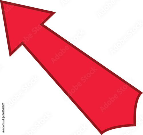 Free Download Red colored arrows outline icon, Arrow symbol isolated on white background. Best use for social media, marketing, advertisement and direction. - GFXLoad