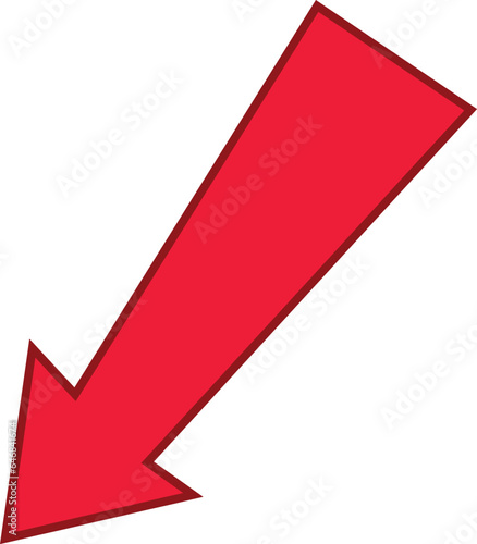 Free Download Red colored arrows outline icon, Arrow symbol isolated on white background. Best use for social media, marketing, advertisement and direction. - GFXLoad