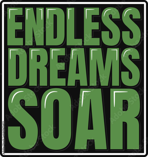 An artistic vector design capturing the boundless spirit of dreamers