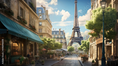 Nostalgia for old Paris France