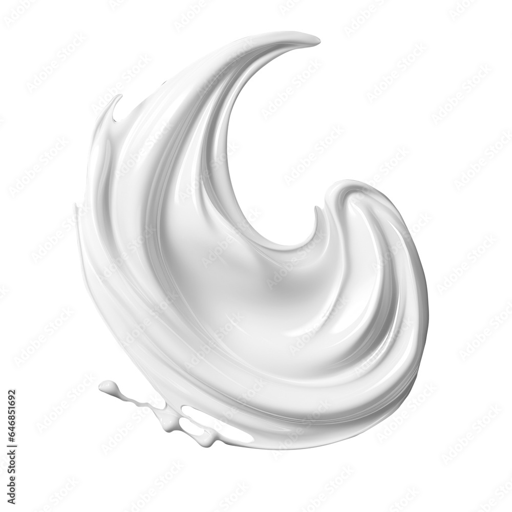 Texture of white cosmetic cream. A smear of lotion on a transparent background. Beauty skin care. Splash of cream. Texture of white cosmetic cream. A smear of lotion on a transparent background. Beauty skin care. Splash of cream.