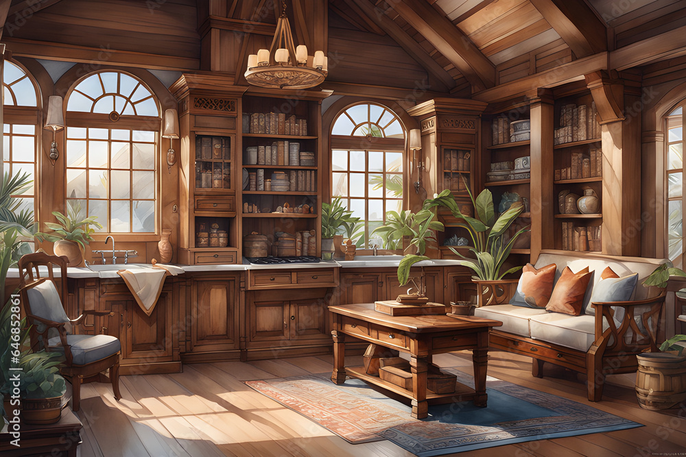 the interior of a house decorated with wood
generative ai the interior of a house decorated with wood
generative ai