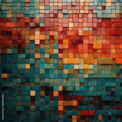 Mosaics Abstract Backgrounds  A Splash of Color  Generative AI