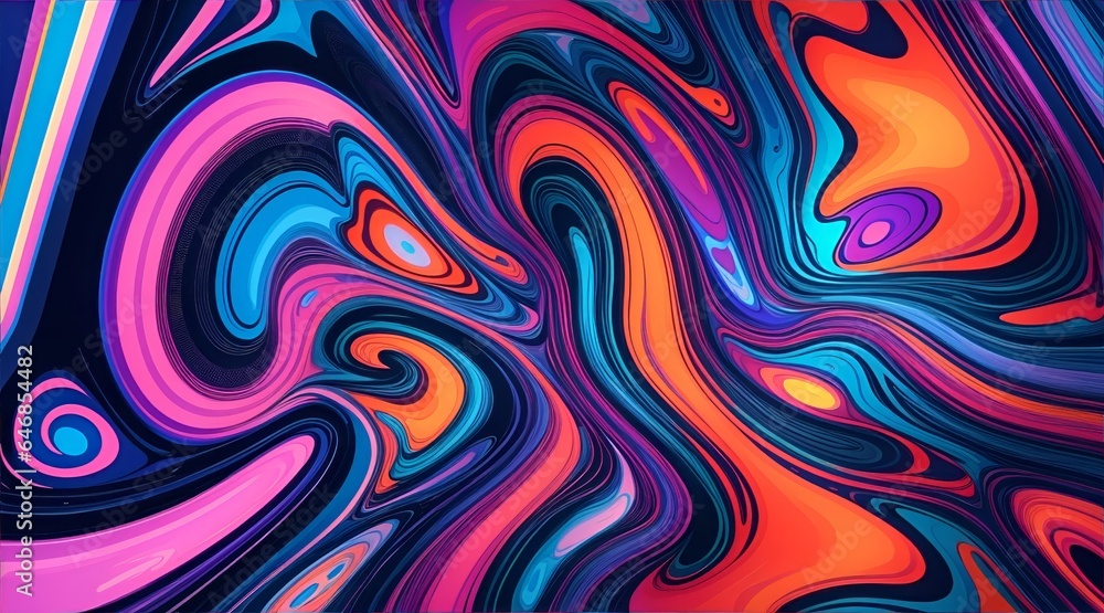 Colorful Abstract Background, Technology In The Future Colorful Abstract Background, Technology In The Future