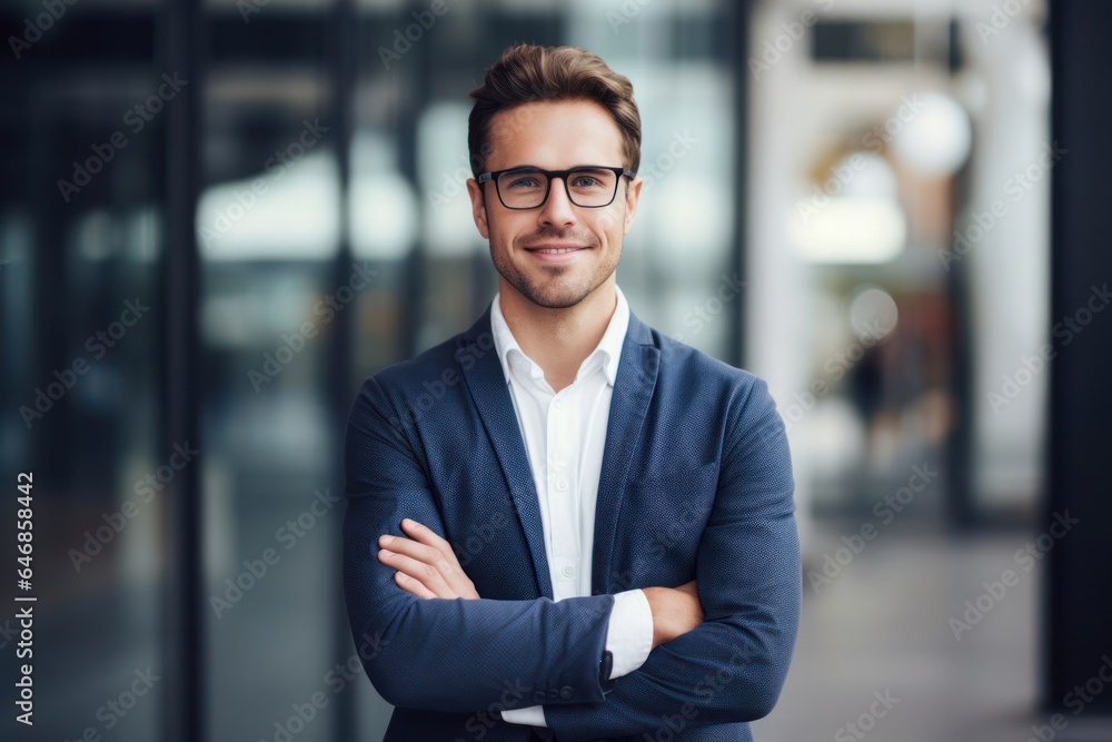 Caucasian Male Web Developer Background Scene Captivating Generative AI Caucasian Male Web Developer Background Scene Captivating Generative AI