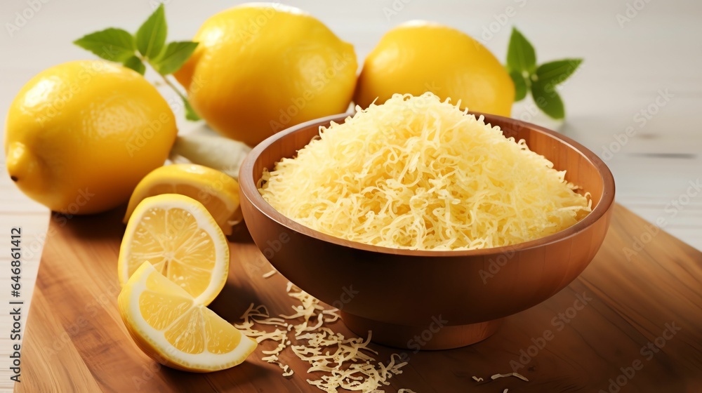 Fresh Lemon Zest - Bright Flavor Burst in Cooking with Generative AI Fresh Lemon Zest - Bright Flavor Burst in Cooking with Generative AI