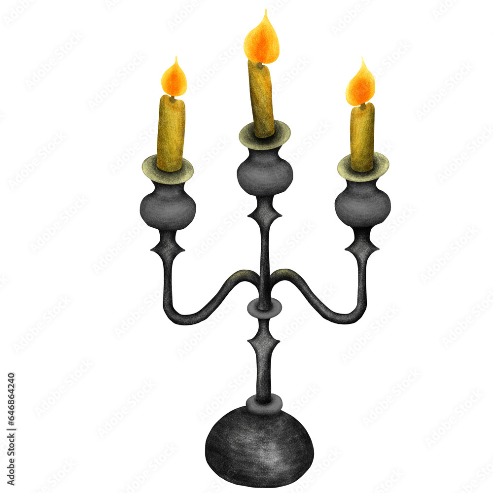 candlestick with candle candlestick with candle