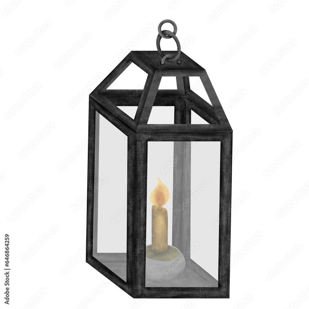 lantern in the cage