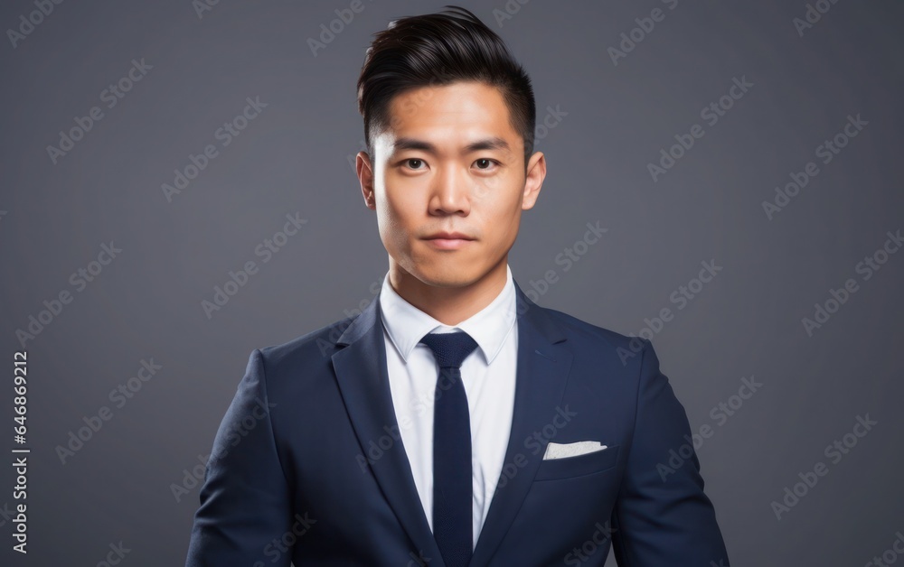 Businessman isolated on black background Businessman isolated on black background