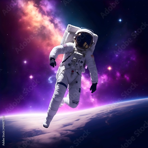 astronaut in space © Roselita