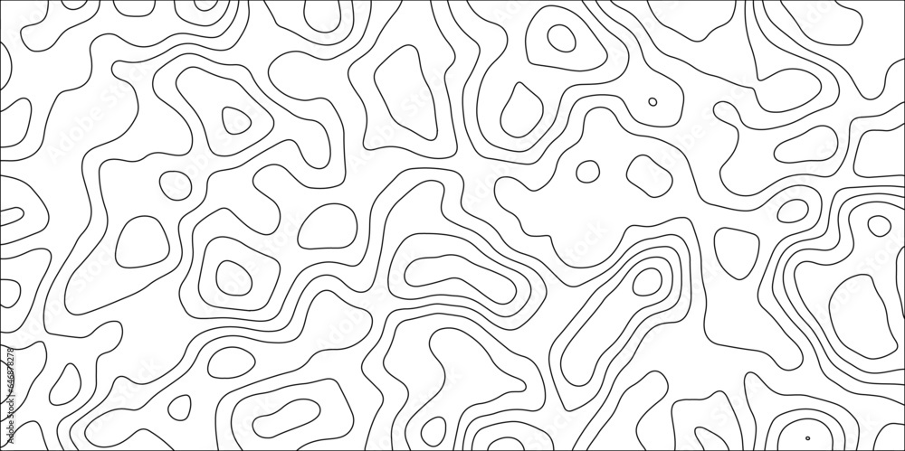 Contour map background. Vector geography scheme and terrain. Topography grid map. Stylized topographic contour map. Geographic line mountain relief. Abstract lines or wavy backdrop background. Contour map background. Vector geography scheme and terrain. Topography grid map. Stylized topographic contour map. Geographic line mountain relief. Abstract lines or wavy backdrop background.