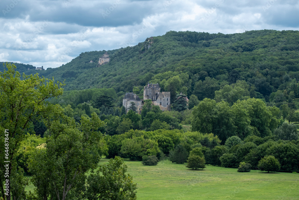 Chateau de Fayrac is castle in the commune of Castelnaud-la-Chapelle, Perigord, southern France