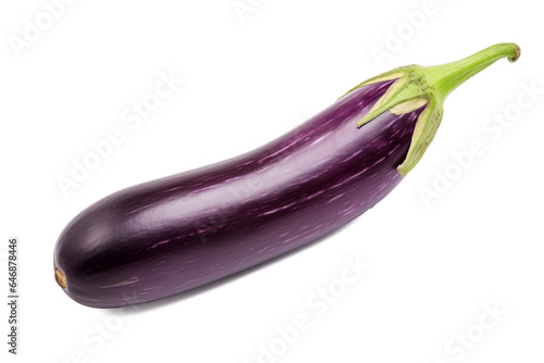 Wallpaper Mural Close up Purple Eggplant (Solanum melongena) isolated on transparent background, Asian organic Herb and spice concept, Natural organic healthy plant. Torontodigital.ca